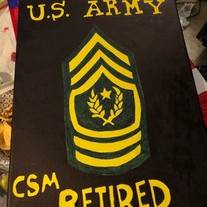U.S. Army Command Sergeant Major Retired